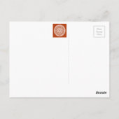 Henna Mandala Postkarte (Rückseite)