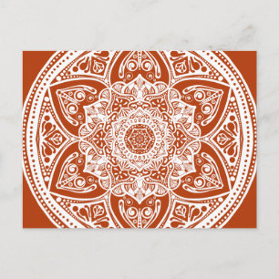Henna Mandala Postkarte