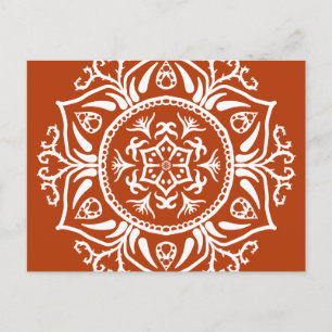 Henna Mandala Postkarte