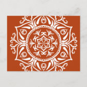 Henna Mandala Postkarte (Vorderseite)