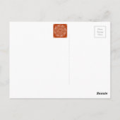 Henna Mandala Postkarte (Rückseite)