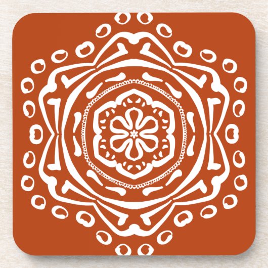 Henna Mandala Untersetzer (Vorderseite)