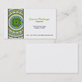 Henna Mehndi Consultant Visitenkarte (Vorne/Hinten)