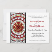 Henna Mehndi Wedding Einladung (Vorderseite)