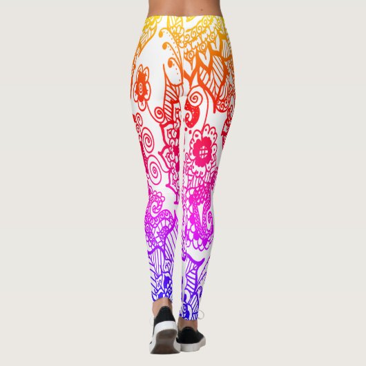 Henna-, mehrfarbig leggings (Rückseite)