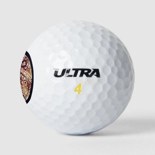 Henna-Muster Golfball (Logo)