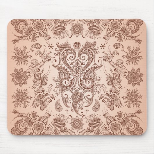 Henna Pattern-1 Mousepad (Vorne)