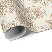 Henna Pattern Geschenkpapier (Rolleneckpunkt)