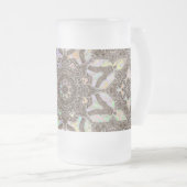 Henna Phoenix Original Art Mandala Gepäckaufbewahr Mattglas Bierglas (VorderseiteRechts)