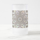 Henna Phoenix Original Art Mandala Gepäckaufbewahr Mattglas Bierglas (Mittel)