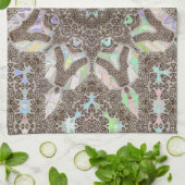 Henna Phownix Fraktal Mandala Kunst, Dichtung und Geschirrtuch (Gefaltet)