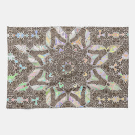 Henna Phownix Fraktal Mandala Kunst, Dichtung und  Geschirrtuch