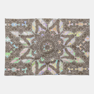 Henna Phownix Fraktal Mandala Kunst, Dichtung und  Geschirrtuch