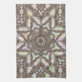 Henna Phownix Fraktal Mandala Kunst, Dichtung und  Geschirrtuch (Vertikal)