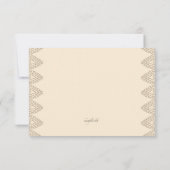 Henna Reply Card Einladung (Rückseite)
