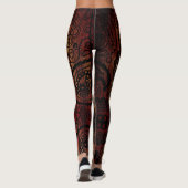 Henna Tattoo - Power Yoga Leggings (Rückseite)