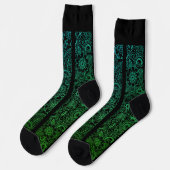 Henna Yoga Pattern Socken (Linkes Detail)