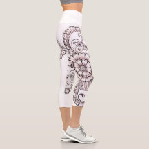 Hennahosen floral