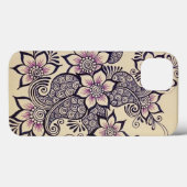 Hennastrauch-Entwurf IPhone Fall Case-Mate iPhone Hülle (Rückseite (Horizontal))