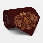 Hennastrauch-Felsen-Krawatte Krawatte (Gerollt)