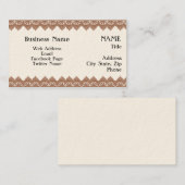 Hennastrauch-GrenzVisitenkarte Visitenkarte (Vorne/Hinten)