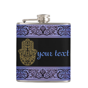 Hennastrauch hamsa Handflasche Flachmann