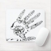 Hennastrauch-Hand Mousepad (Mit Mouse)