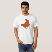 Henne [Huhn, Bauer, Bio Eier] T-Shirt (Vorne ganz)