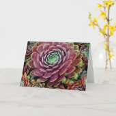 Henne und Küken Karte (Gelbe Blume)