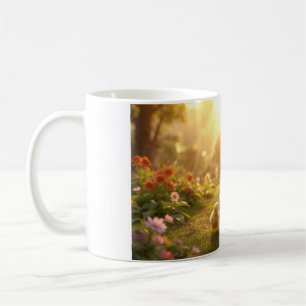 Henne und Küken Tasse - Süße Hühnerfamilie Tasse -