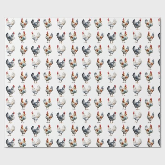 Henne Wrapping Paper Geschenkpapier (Flach)