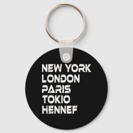 Hennef New York London Tokio Paris Anhänger Schlüsselanhänger