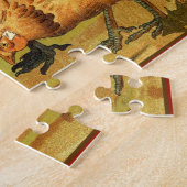 Hennen und Hennen im Gartenpuzzle Puzzle (Seite)