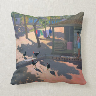 Hennen und Hühner Kuba 1997 Kissen