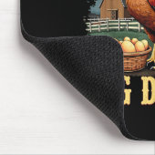 Hennenhühner Henne Hen G Mousepad (Ecke)