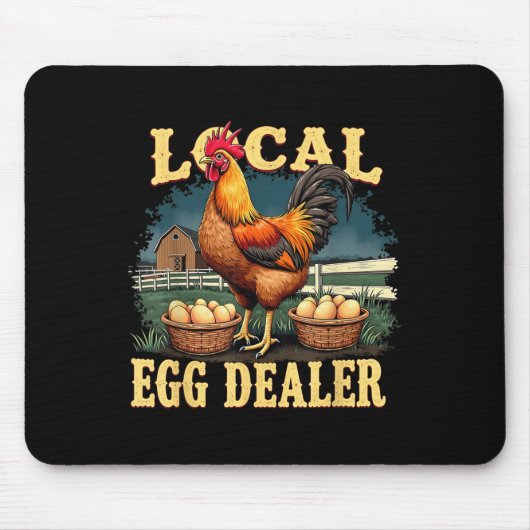 Hennenhühner Henne Hen G Mousepad (Vorne)