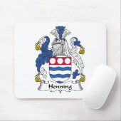 Henning-Familienwappen Mousepad (Mit Mouse)