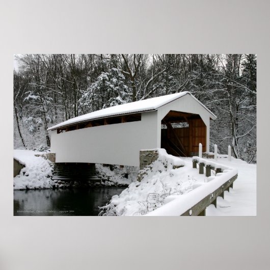 Henninger Covered Bridge Poster (Vorne)