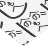 Henohenomoheji へ の へ の も へ じ tischdecke (Schrägansicht)