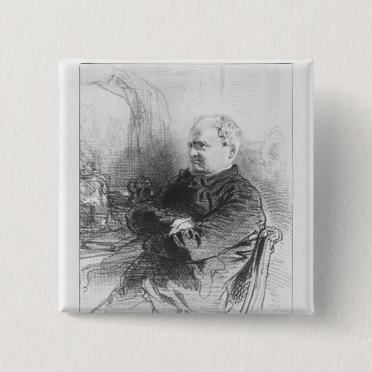 Henri Bonaventura Monnier Button (Vorderseite)