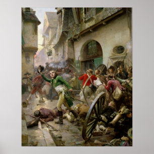 Henri de La Rochejaquelein am Kampf von Poster