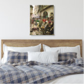 Henri de La Rochejaquelein im Kampf gegen Leinwanddruck (Insitu (Schlafzimmer))