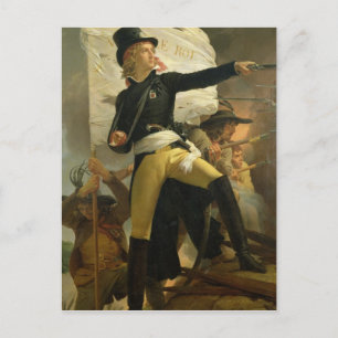 Henri de La Rochejaquelein , Leiter der Postkarte