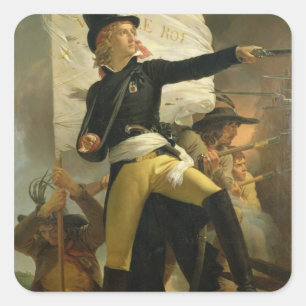 Henri de La Rochejaquelein , Leiter der Quadratischer Aufkleber