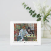 Henri de Toulouse-Lautrec #13 - Fine Art Postca... Postkarte (Stehend Vorderseite)