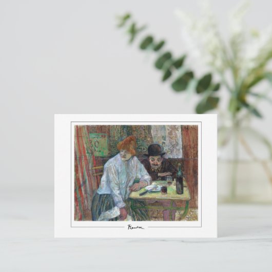 Henri de Toulouse-Lautrec #13 - Fine Art Postca... Postkarte (Stehend Vorderseite)