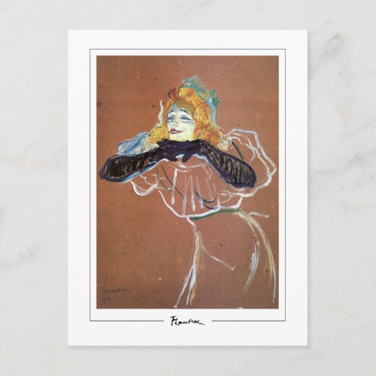 Henri de Toulouse-Lautrec #213 - Fine Art Postc.. Postkarte (Vorderseite)