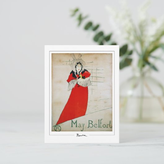 Henri de Toulouse-Lautrec #328 - Fine Art Postc.. Postkarte (Stehend Vorderseite)