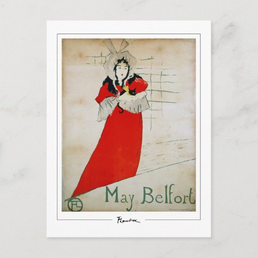 Henri de Toulouse-Lautrec #328 - Fine Art Postc.. Postkarte (Vorderseite)