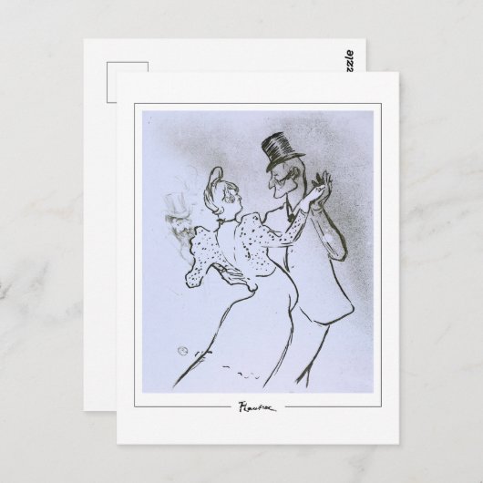 Henri de Toulouse-Lautrec #353 - Fine Art Postc.. Postkarte (Vorne/Hinten)